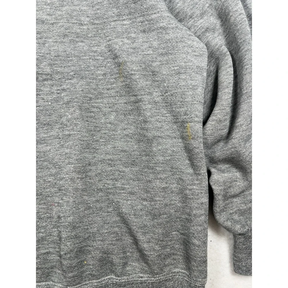 Levi's Vintage Raglan Sweatshirt Medium Red Crewneck 1980s 90s USA Made Paint